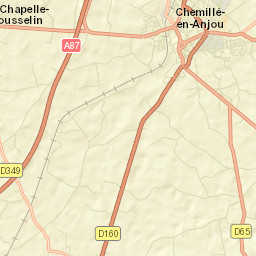 Chemillé-Melay Street Map