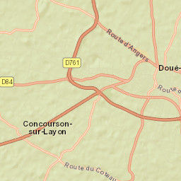 Doué-la-Fontaine Street Map
