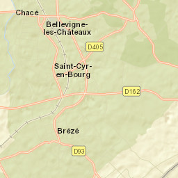 Brézé Street Map