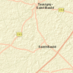 Tauxigny Street Map