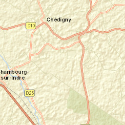 Chambourg-sur-Indre Street Map