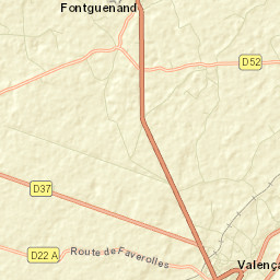Valençay Street Map