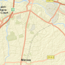 Méreau Street Map