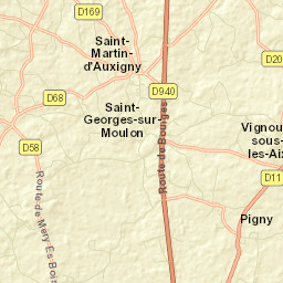 Saint-Martin-d’Auxigny Street Map