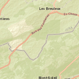 Les Breuleux Street Map