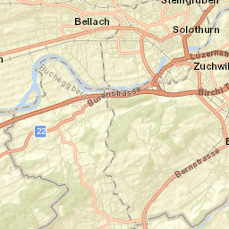 Solothurn Street Map