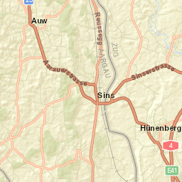 Oberrüti Street Map