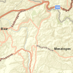 Menzingen Street Map
