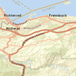 Wollerau Street Map