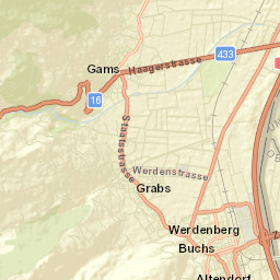 Buchs Street Map