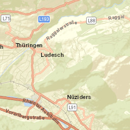 Nüziders Street Map