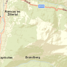 Mayrhofen Street Map