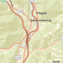 Deutschfeistritz Street Map