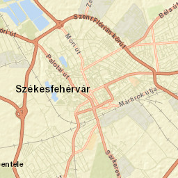 Székesfehérvári Járás Street Map