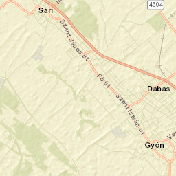 Dabasi Járás Street Map