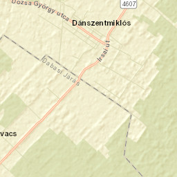 Dánszentmiklós Street Map