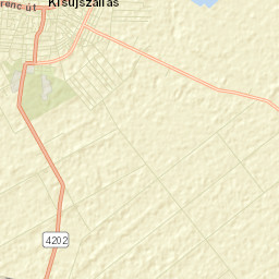 Kisújszállás Street Map