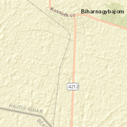 Biharnagybajom Street Map