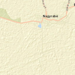 Nagyrábé Street Map