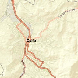 Zalău Street Map