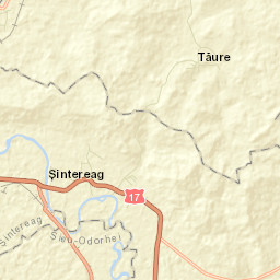 Comuna Şintereag Street Map