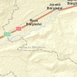 Josenii Bârgăului Street Map
