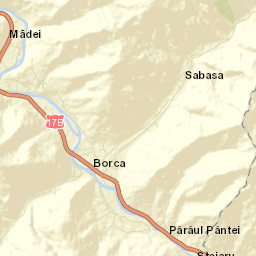 Fărcaşa Street Map