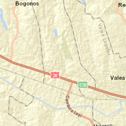 Comuna Valea Lupului Street Map