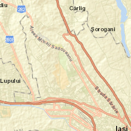 Municipiul Iaşi Street Map
