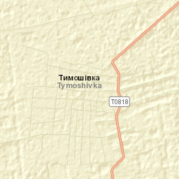 Tymoshivka Street Map