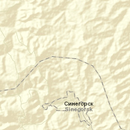 Sinegorsk Street Map