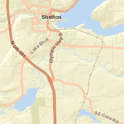 Shelton Street Map