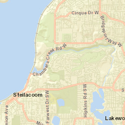 Steilacoom Street Map