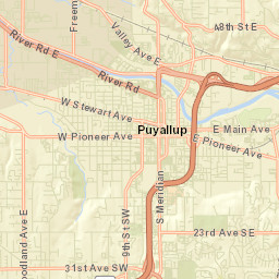 North Puyallup Street Map