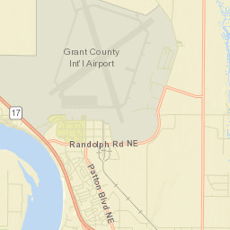 Moses Lake North Street Map