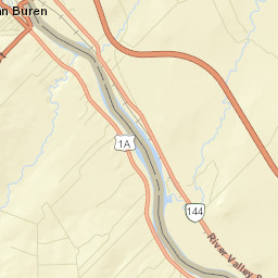 Van Buren Street Map