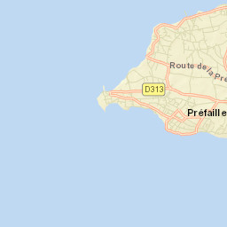 Préfailles Street Map