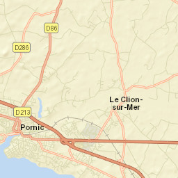 Pornic Street Map