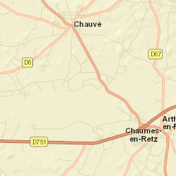 Arthon-en-Retz Street Map