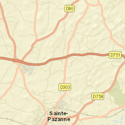 Sainte-Pazanne Street Map