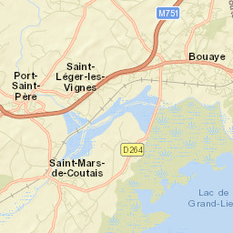 Saint-Léger-les-Vignes Street Map