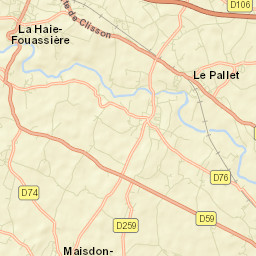 Monnières Street Map
