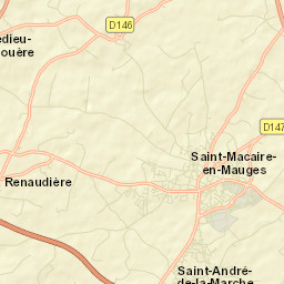 Saint-Macaire-en-Mauges Street Map