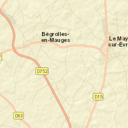 Le May-sur-Èvre Street Map