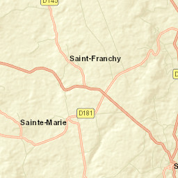 Département de la Nièvre Street Map