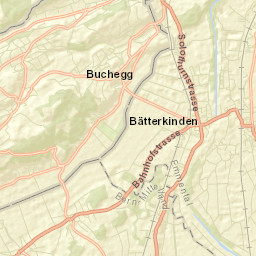 Bätterkinden Street Map