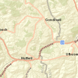 Huttwil Street Map