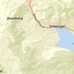 Unterägeri Street Map