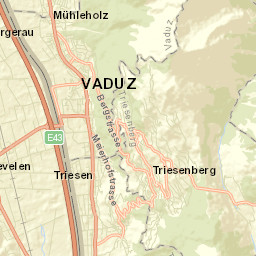 Triesen Street Map
