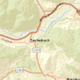 Sankt Lorenzen bei Scheifling Street Map